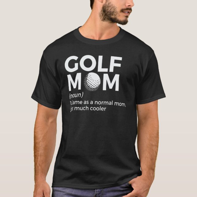 Golf-Mutter-Definition Golfen T-Shirt (Vorderseite)