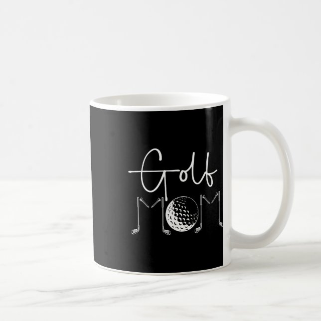 Golf-Mutter eines Golfspielers Mama Golferin Stolz Kaffeetasse (Rechts)