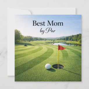 Golf-Muttertagskarte für Mama  Karte