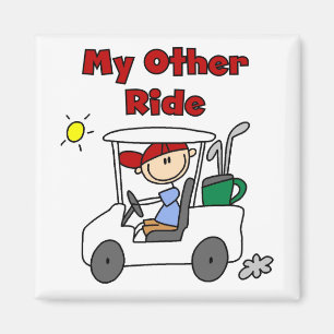 Golf My Other Ride T-Shirts und Geschenke Magnet