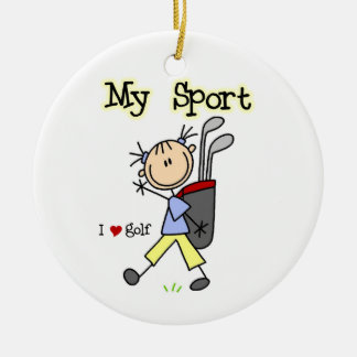 Golf My Sport Keramik Ornament