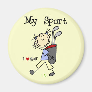 Golf My Sport T-Shirts und Geschenke Magnet