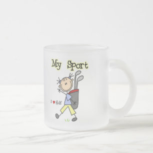 Golf My Sport T-Shirts und Geschenke Mattglastasse