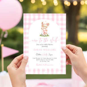 Golf Neues Mitglied im Club Baby Shower Einladung