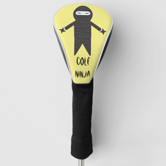 Golf Ninja Verein-Abdeckungen Headcover (Vorderseite)