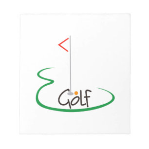 Golf Notizblock