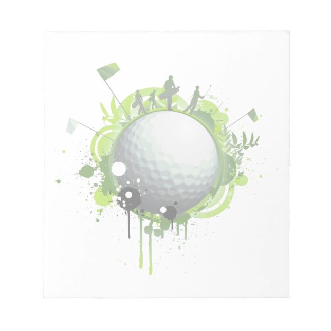 Golf Notizblock (Vorderseite)