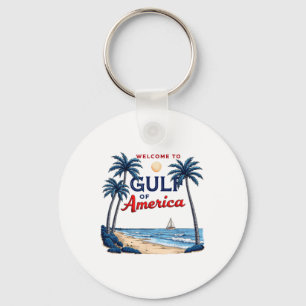 Golf of US America Est 2025 Palm Beach American F Schlüsselanhänger