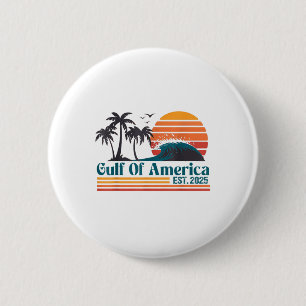 Golf of us America Est 2025 Retro Vintag Beach _8 Button
