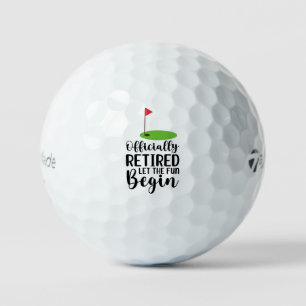 Golf offiziell in Ruhestand für Golfer Golfball