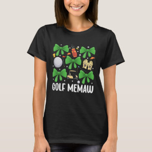 Golf-Oma eines Golfspieler-Omas Coquette Golferin T-Shirt