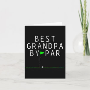 Golf Opa Großvater Geschenk von Par Karte