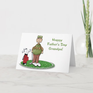 Golf Opa Vatertag Card Karte