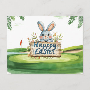 Golf-Ostergruß für Golfer Feiertags-Postkarte Feiertagspostkarte