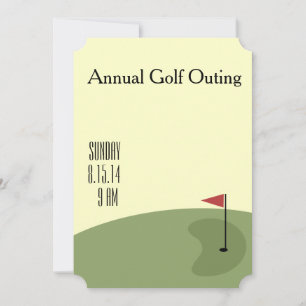Golf Outing - auf dem Grün Einladung