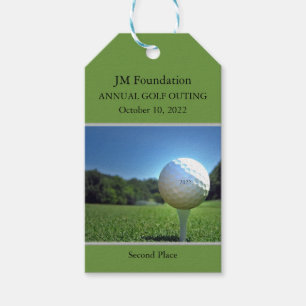 Golf Outing Fvor oder Preismarken Geschenkanhänger