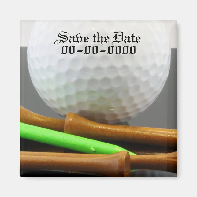 Golf Outting Save the Date Magnet (Vorne)