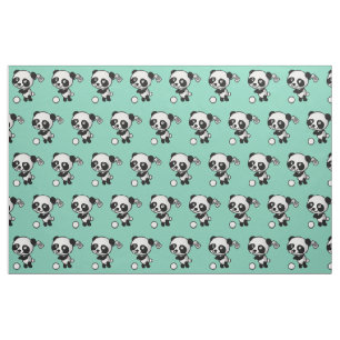 Golf Panda Fabric Stoff