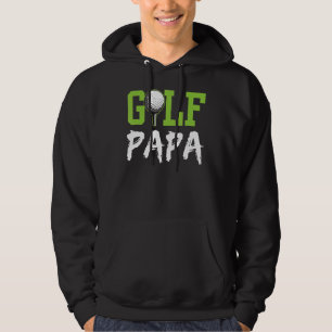 Golf Papa Hobby Golfer Golfing Vater Vater Daddy Hoodie
