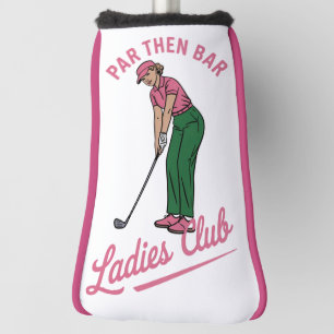 Golf Par Dann Bar Damenclub Golf Golfspielerin Headcover