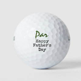 Golf Par Happy Vatertag Golfball