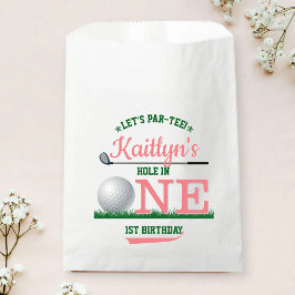 Golf PAR-T-SHIRT 1. Geburtstag Geschenktütchen