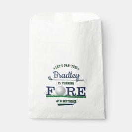 Golf PAR-T-SHIRT 4. Geburtstag Geschenktütchen