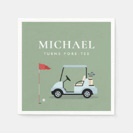 Golf Par-tee Napkins Serviette