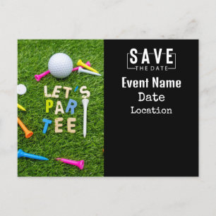 Golf Par Tee Party Einladung mit Golfball