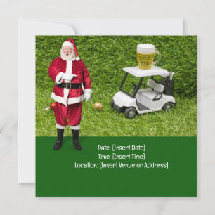 Golf Par Tee Party Weihnachtsfeier Save The Date