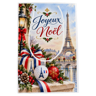 Golf Paris Eiffelturm Französisches Golf Weihnacht Mittlere Geschenktüte