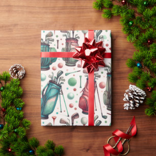 Golf Party Birthday Geschenkpapier