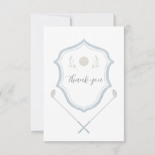 Golf Party Danke Karte