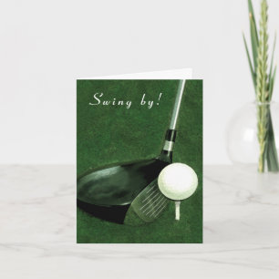 Golf Party Einladung