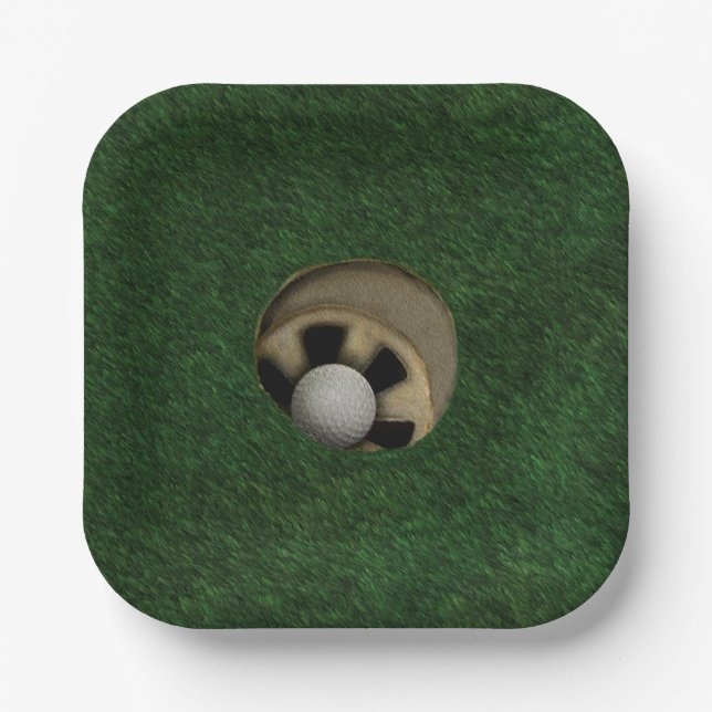Golf Party Event Pappteller (Vorderseite)