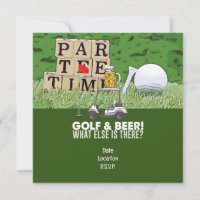 Golf Party Golf und Beer Funny Sprichwort für Golf