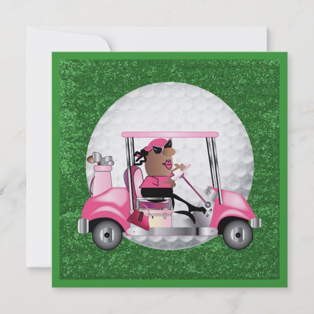 Golf Party - SRF Einladung (Vorderseite)