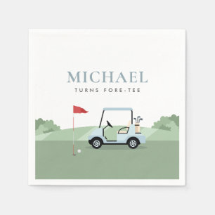 Golf-Partynapkins Serviette