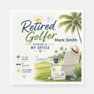 GOLF PENSION Schlagen Sie auf ParTee für Golfer au Serviette