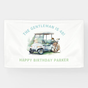 Golf Personalisiert Adult Geburtstagsparty Banner