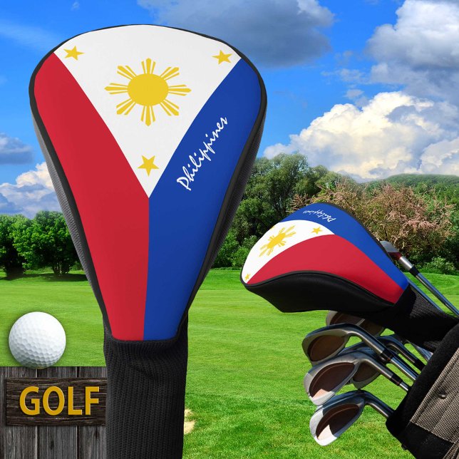 Golf Philippinen & Flagge / Golf Clubs Abdeckung Golf Headcover (Von Creator hochgeladen)