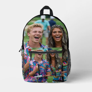 Golf Photo Customize Personalize Bedruckter Rucksack
