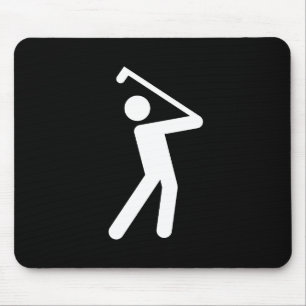 Golf-Piktogramm-Mauspad Mousepad