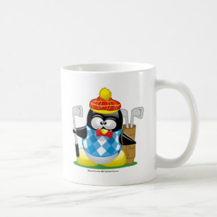 Golf-Pinguin Tasse