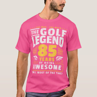 Golf Player 85 Jahre alt Golfer T-Shirt