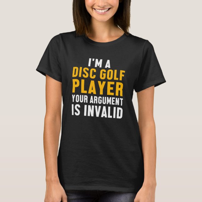 Golf Player Argument Golfer Funny Golfspiel T-Shirt (Vorderseite)