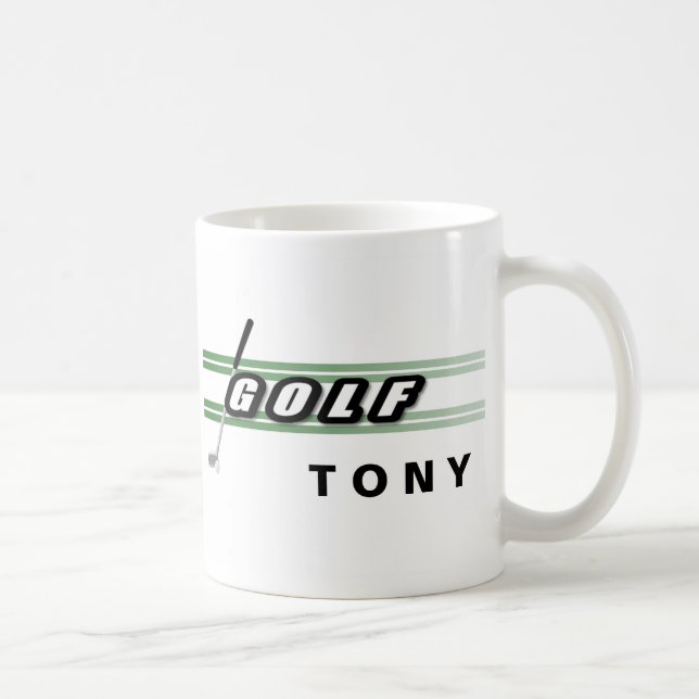 Golf Player Design Tasse (Rechts)