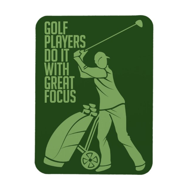 GOLF PLAYER-Magnet Magnet (Vertikal)
