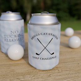 Golf Player Name Challenge Can Cooler Dosenkühler