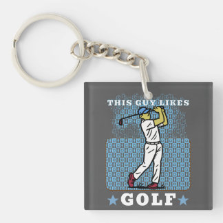 golf player schlüsselanhänger